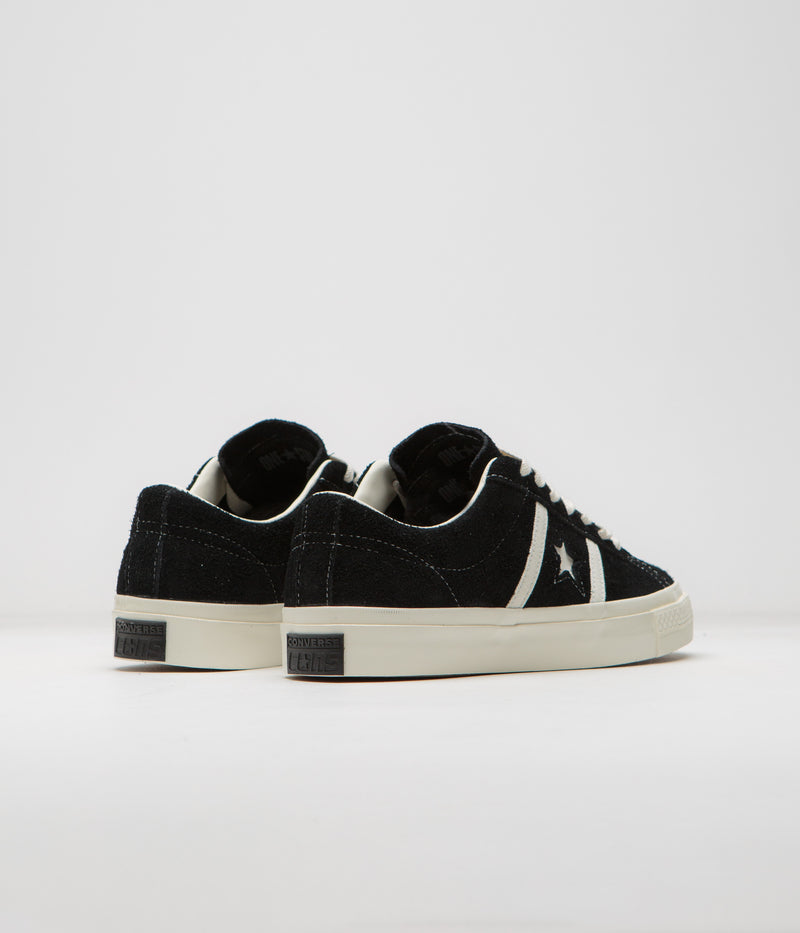 Converse One Star Academy Pro Shoes in Black and Egret / Egret