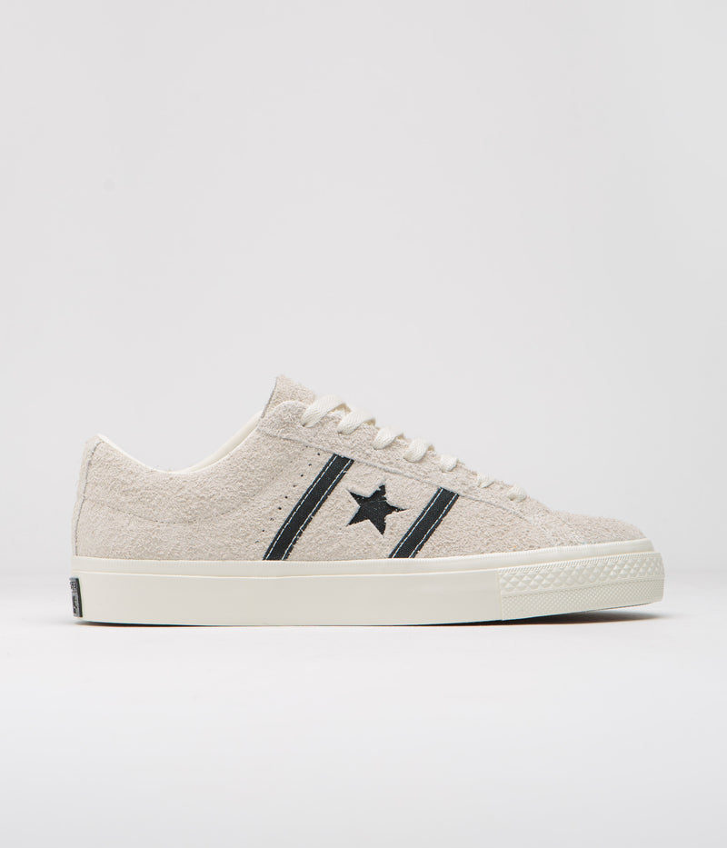 Converse One Star Academy Pro Shoes in Egret and Black / Egret