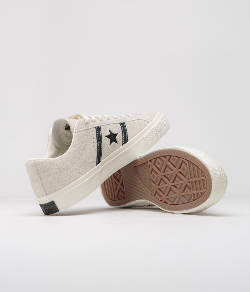 Converse One Star Academy Pro Shoes in Egret and Black / Egret