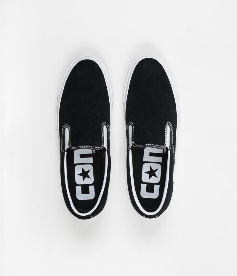 Converse One Star CC Slip On Shoes in Black and White / White