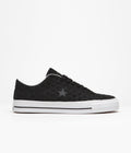 Converse One Star Pro Bones Ox Shoes in Black and Black / White