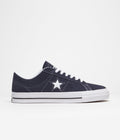 Converse One Star Pro Classic Suede Ox Shoes in Navy and White / Black