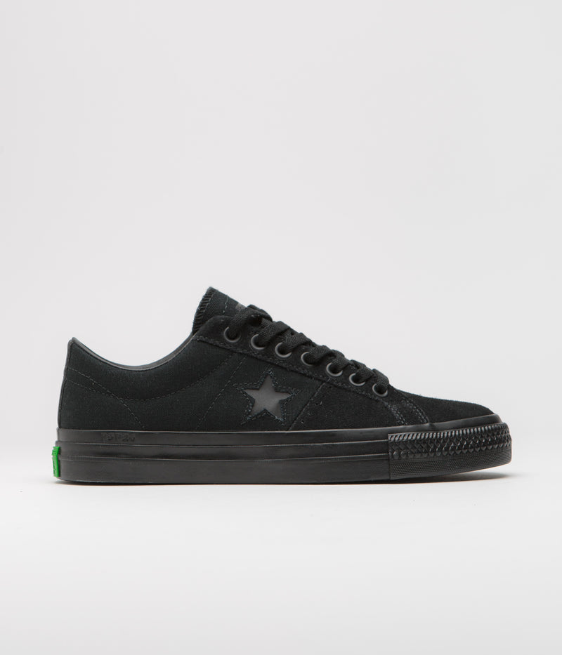 Converse One Star Pro Ox Sean Greene Shoes in Black and Sap Green
