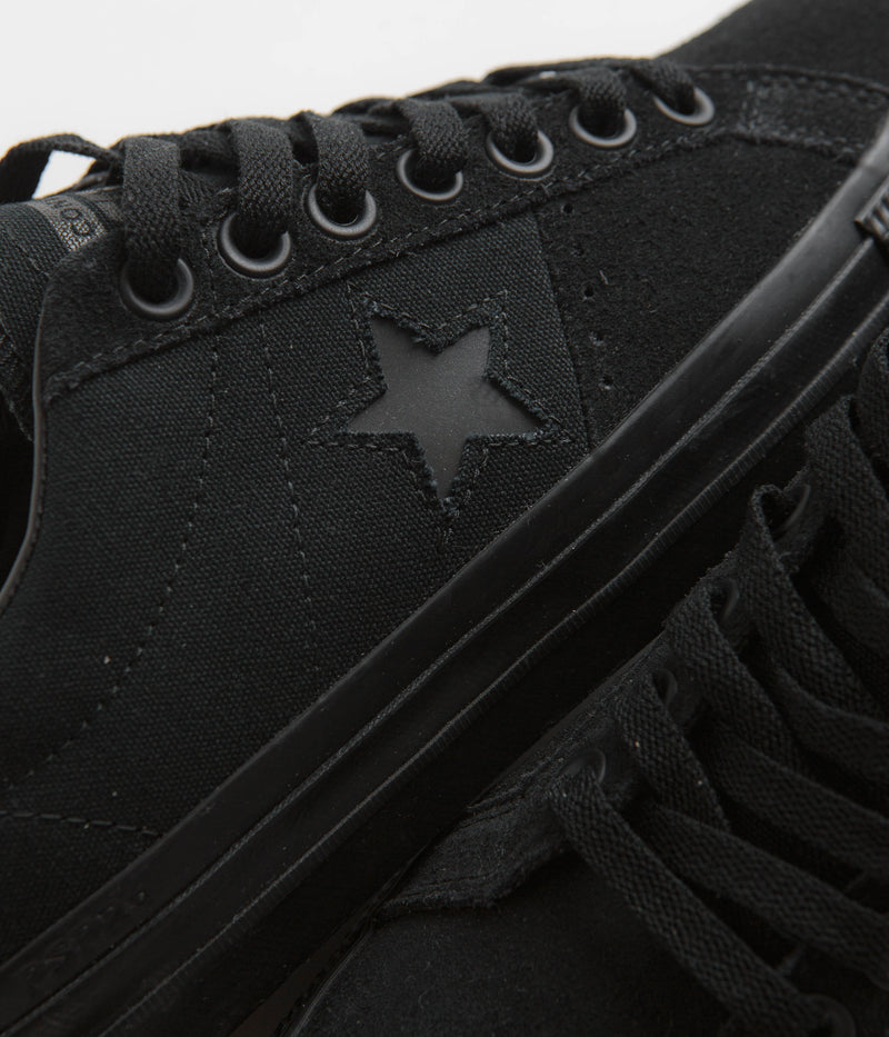 Converse One Star Pro Ox Sean Greene Shoes in Black and Sap Green