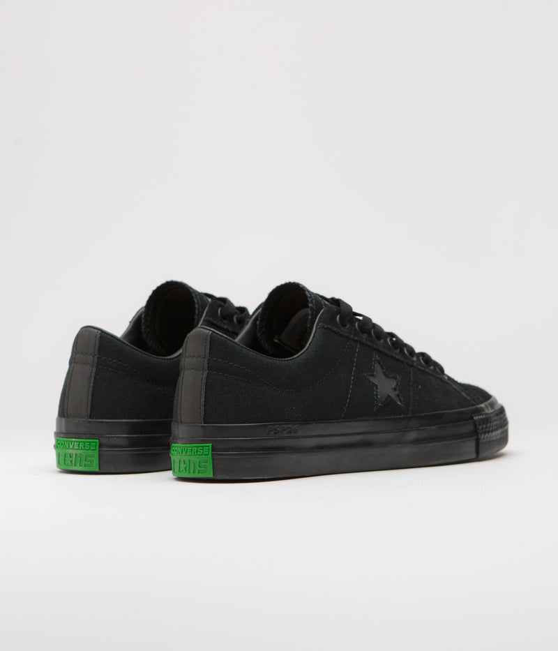 Converse One Star Pro Ox Sean Greene Shoes in Black and Sap Green
