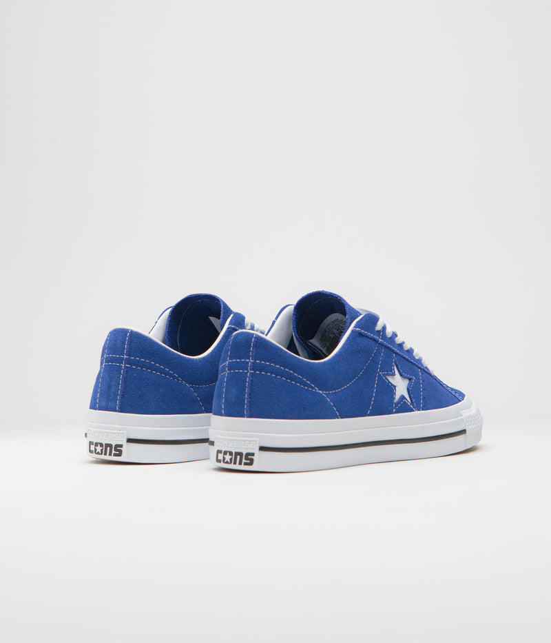 Converse One Star Pro Ox Shoes in Blue and White