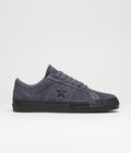 Converse One Star Pro Shaggy Suede Shoes in Dark Moth and Dark Moth / Black