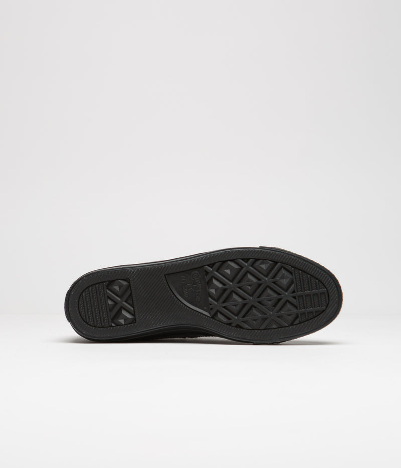 Converse One Star Pro Shaggy Suede Shoes in Dark Moth and Dark Moth / Black