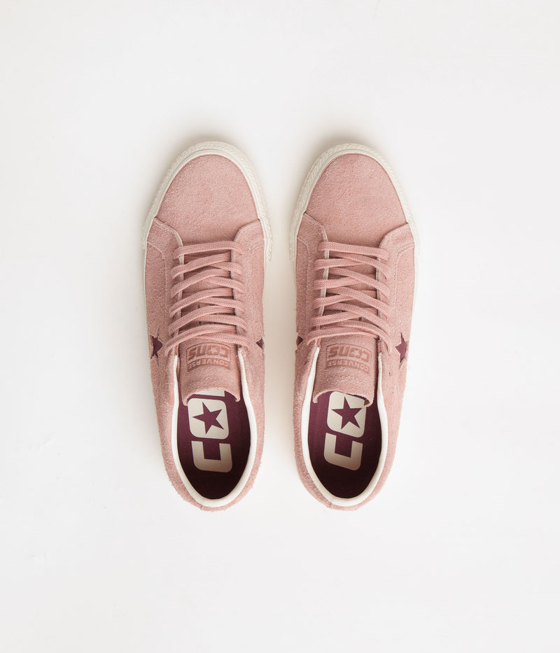 Converse One Star Pro Vintage Suede Ox Shoes in Canyon Dusk and Cherry Vision