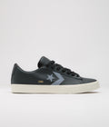 Converse PL Vulc Pro Ox Shoes in Black and Lunar Grey / Egret