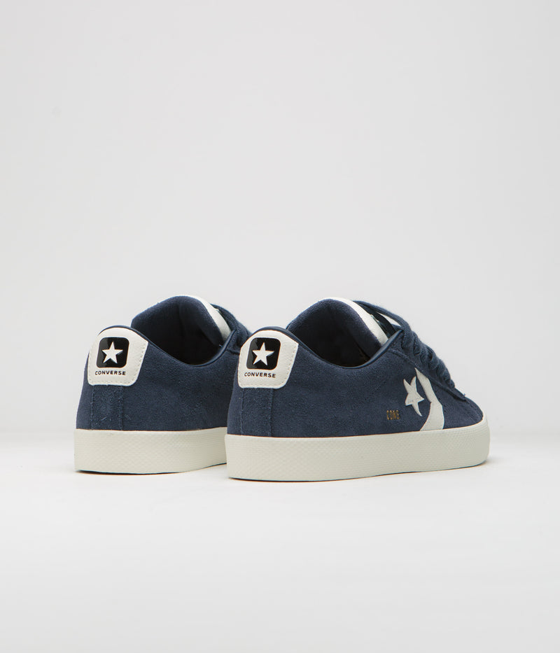 Converse PL Vulc Pro Ox Shoes in Navy and Egret / Navy