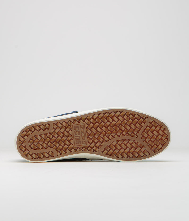 Converse PL Vulc Pro Ox Shoes in Navy and Egret / Navy