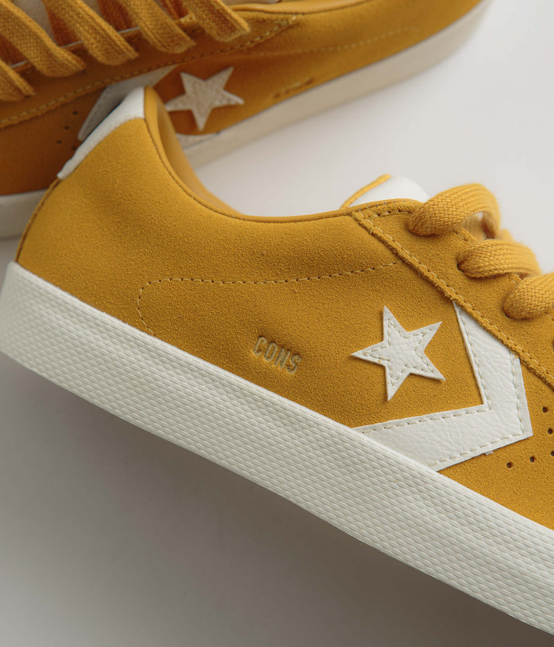 Converse PL Vulc Pro Ox Shoes in Sunflower Gold and Egret