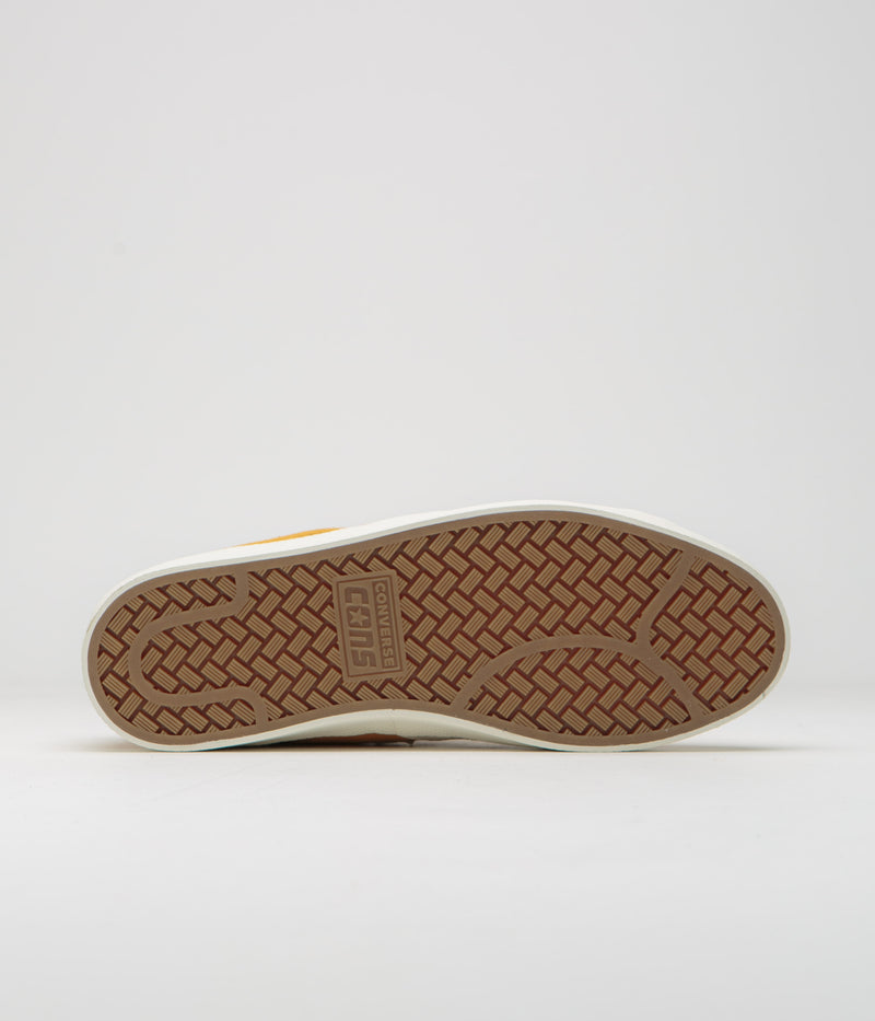 Converse PL Vulc Pro Ox Shoes in Sunflower Gold and Egret