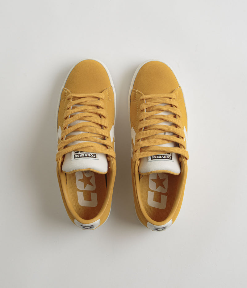Converse PL Vulc Pro Ox Shoes in Sunflower Gold and Egret