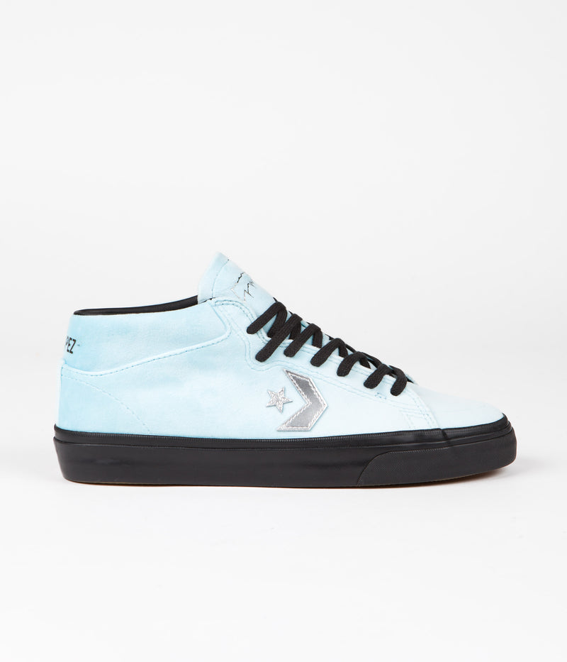Converse x FA Louie Lopez Pro Mid Shoes in Cyan Tint and Black