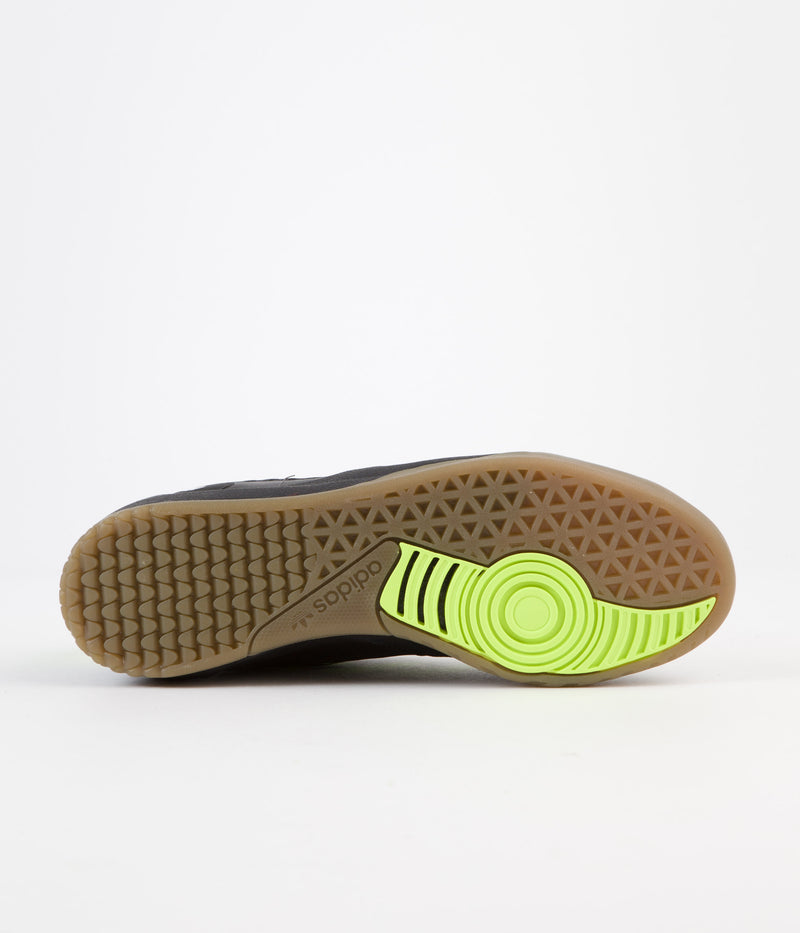 Adidas Copa Nationale Shoes in Core Black and Signal Green / Gum4