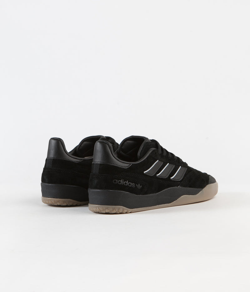Adidas Copa Nationale Shoes in Core Black and Silver Metallic / Gum M2