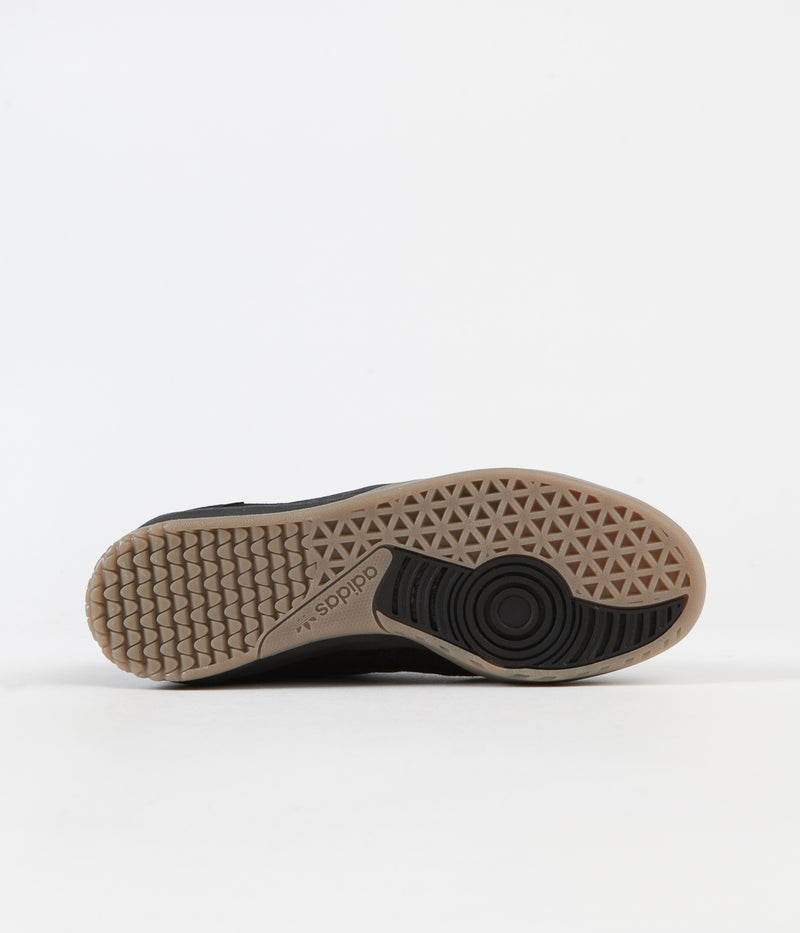 Adidas Copa Nationale Shoes in Core Black and Silver Metallic / Gum M2