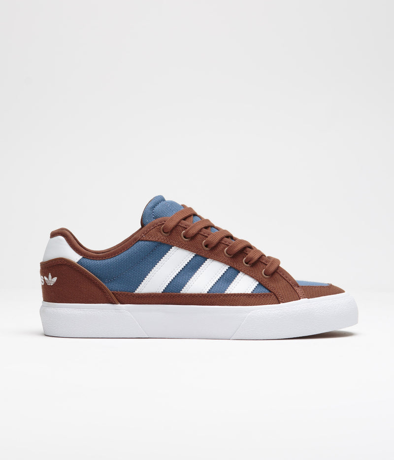 Adidas Court TNS Premiere Shoes in Brown and FTWR White / Crew Blue
