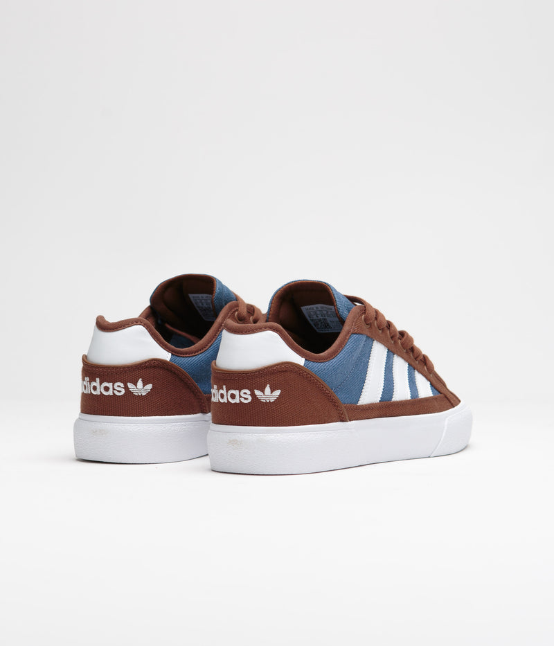 Adidas Court TNS Premiere Shoes in Brown and FTWR White / Crew Blue