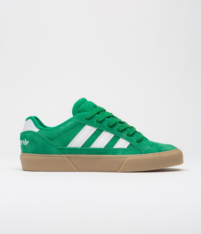 Adidas Court TNS Premiere Shoes in Custom Green and FTWR White / Gum4