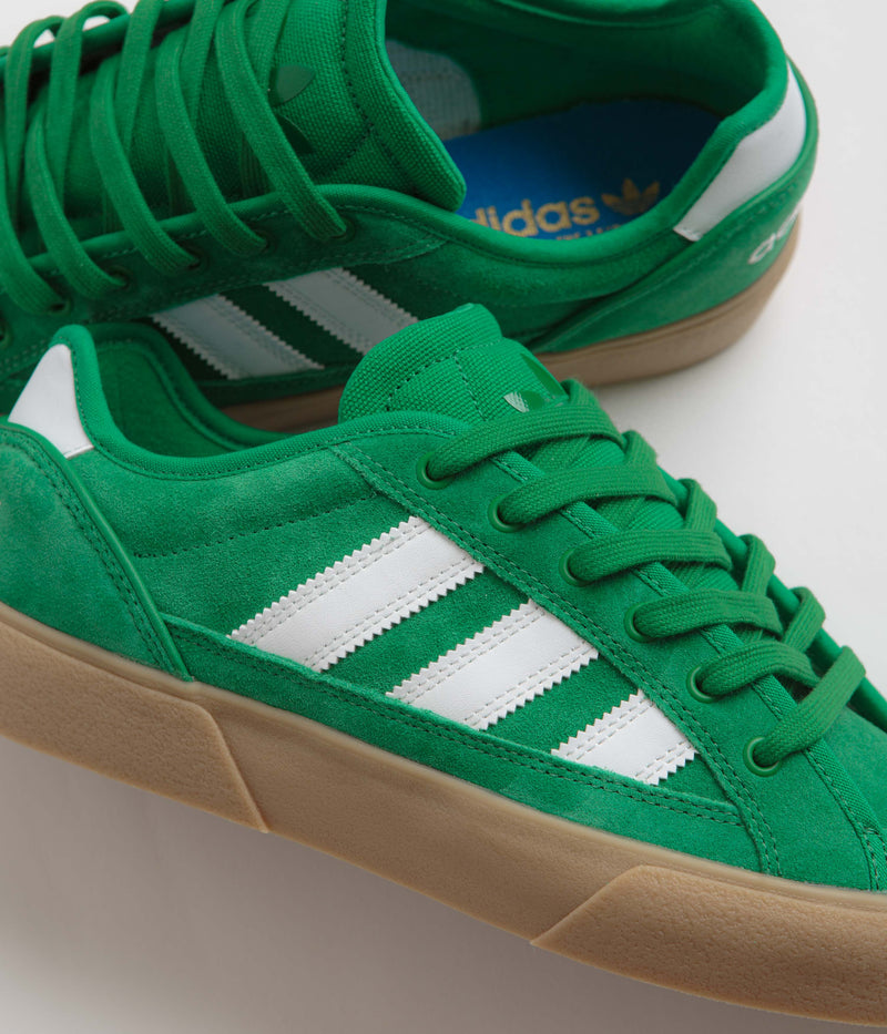 Adidas Court TNS Premiere Shoes in Custom Green and FTWR White / Gum4
