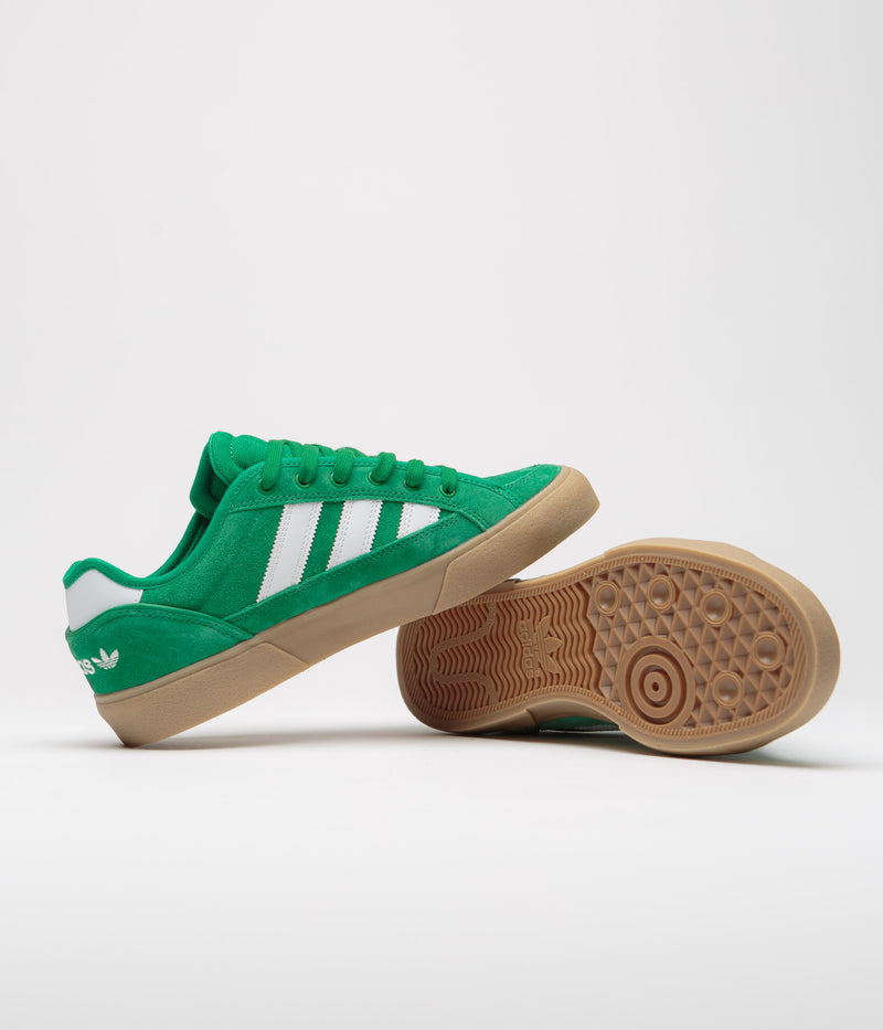 Adidas Court TNS Premiere Shoes in Custom Green and FTWR White / Gum4