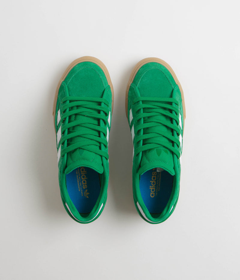 Adidas Court TNS Premiere Shoes in Custom Green and FTWR White / Gum4