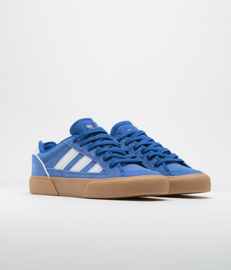 Adidas Court TNS Premiere Shoes in Team Royal Blue and FTWR White / Gum4