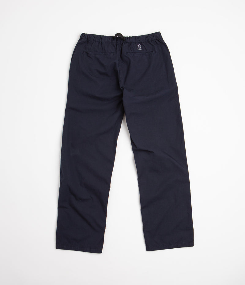 Dancer Belted Simple Pants in Dark Navy