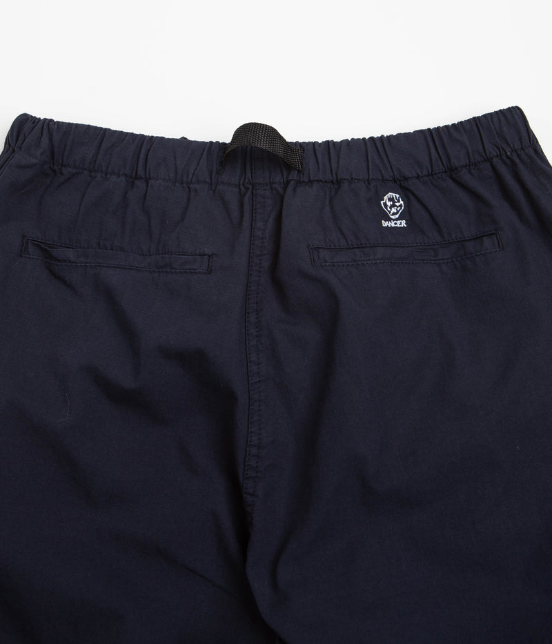 Dancer Belted Simple Pants in Dark Navy