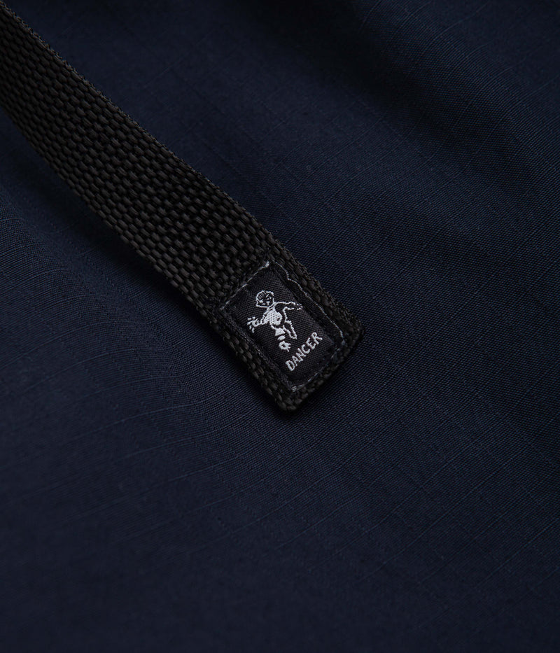 Dancer Belted Simple Pants in Dark Navy