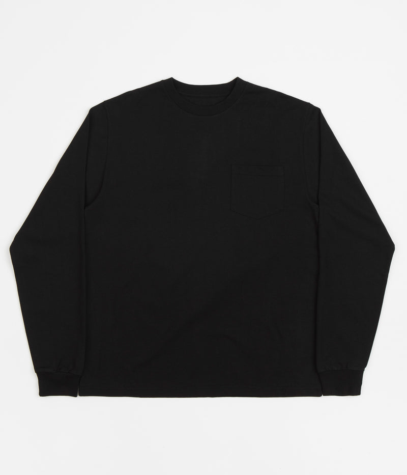 Dancer Blank Long Sleeve T-Shirt in Black