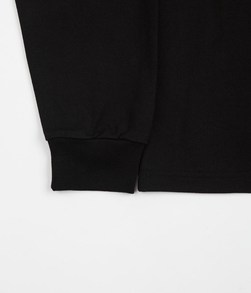 Dancer Blank Long Sleeve T-Shirt in Black
