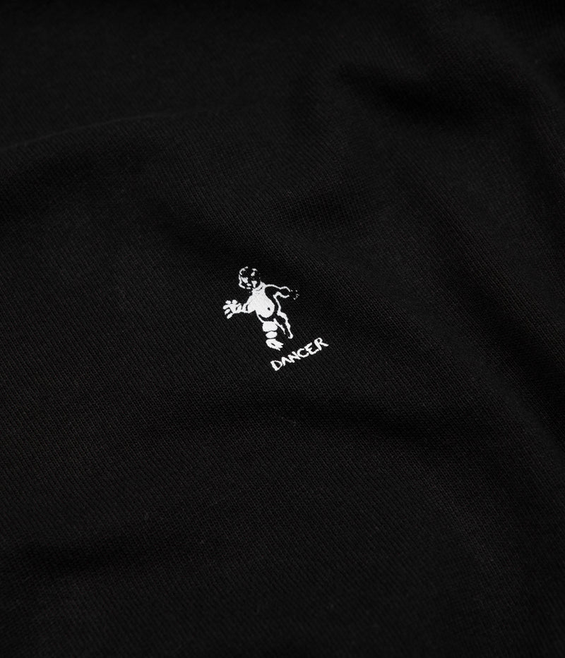 Dancer Blank Long Sleeve T-Shirt in Black