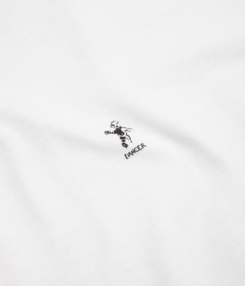 Dancer Blank Long Sleeve T-Shirt in White