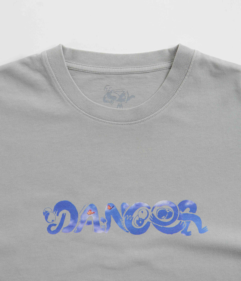 Dancer Butterfly Belly T-Shirt in Oyster Grey