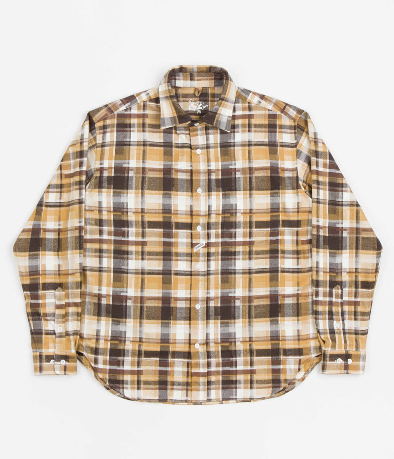 Dancer Danssoni One Pocket Shirt in Brown Mix