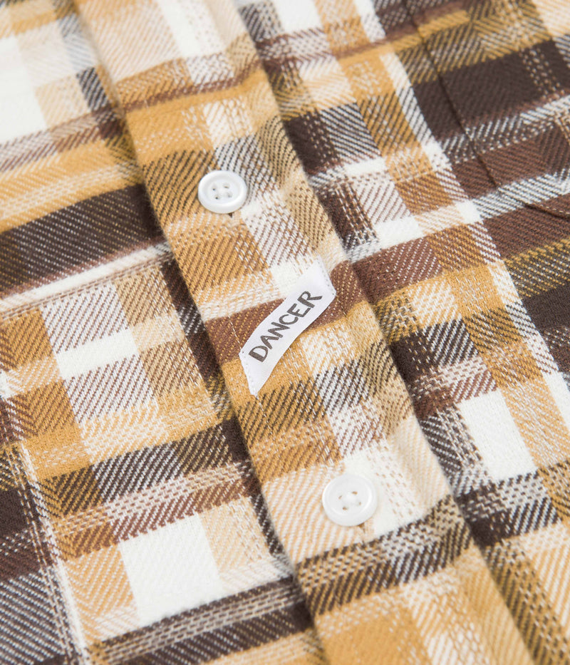 Dancer Danssoni One Pocket Shirt in Brown Mix