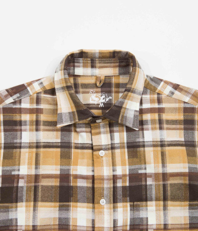 Dancer Danssoni One Pocket Shirt in Brown Mix