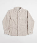 Dancer Double Pocket Overshirt in Oyster White