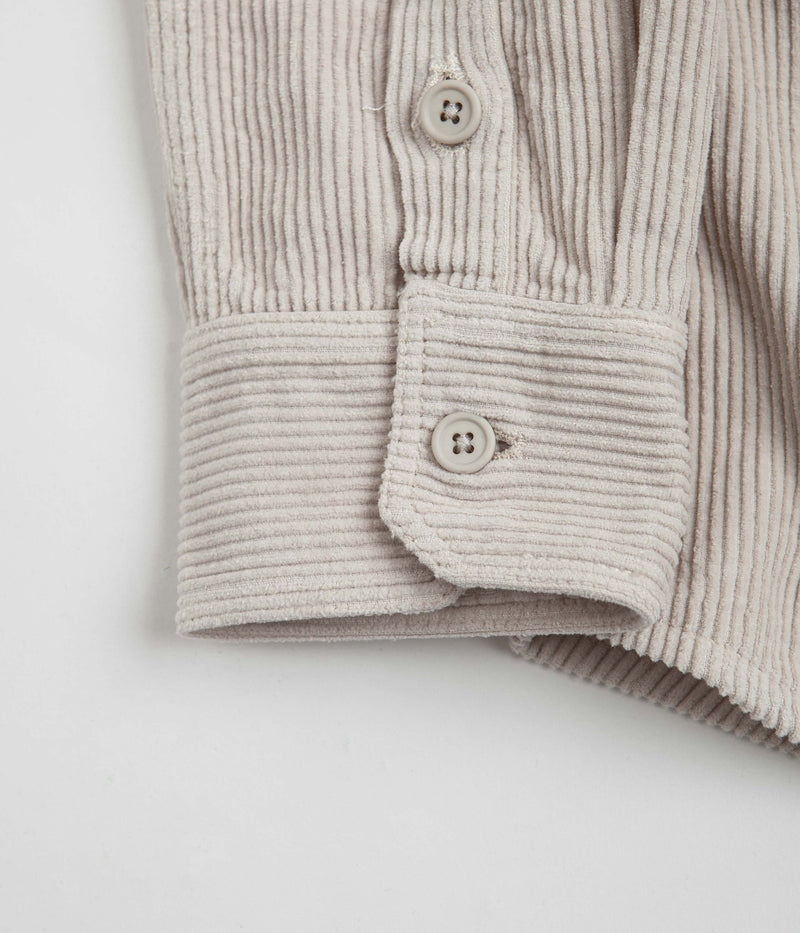 Dancer Double Pocket Overshirt in Oyster White