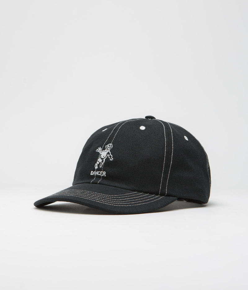 Dancer OG Logo Dad Cap in Black and White Stitch