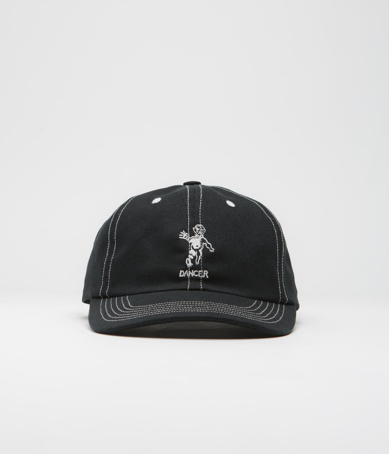 Dancer OG Logo Dad Cap in Black and White Stitch