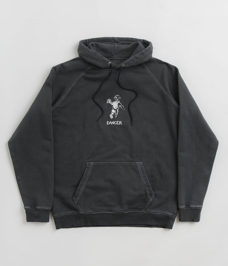 Dancer OG Logo Hoodie in Black and White Stitch