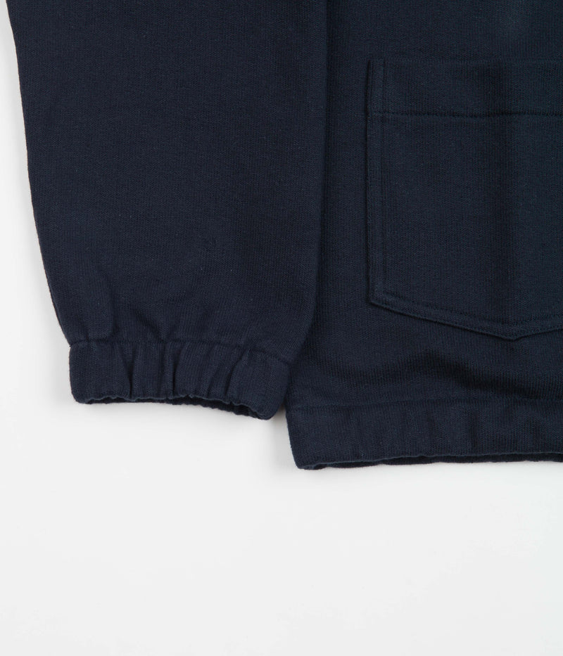 Dancer Zip Track Sweatshirt in Dark Navy