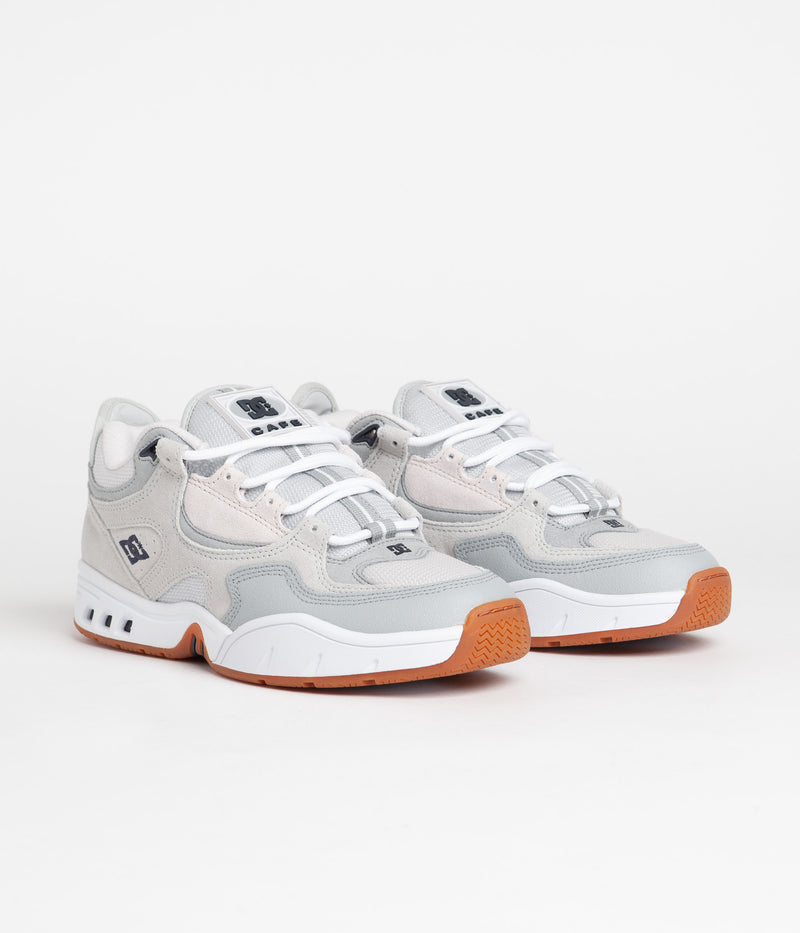 DC x Skateboard Cafe Kalis OG Shoes in Light Grey