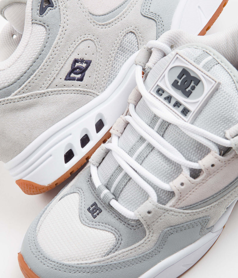 DC x Skateboard Cafe Kalis OG Shoes in Light Grey