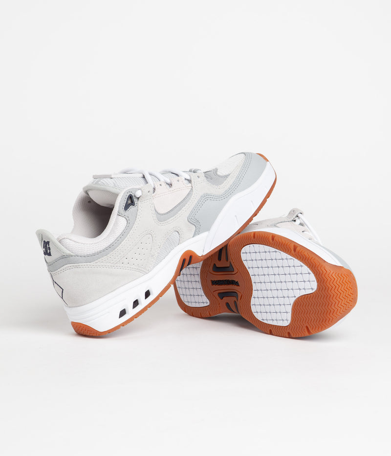 DC x Skateboard Cafe Kalis OG Shoes in Light Grey